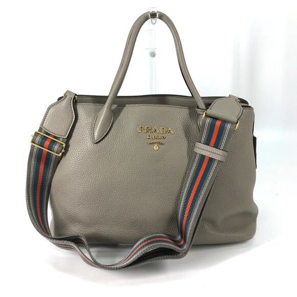 PRADA Gray Shoulder Bag - Picture 6 of 16